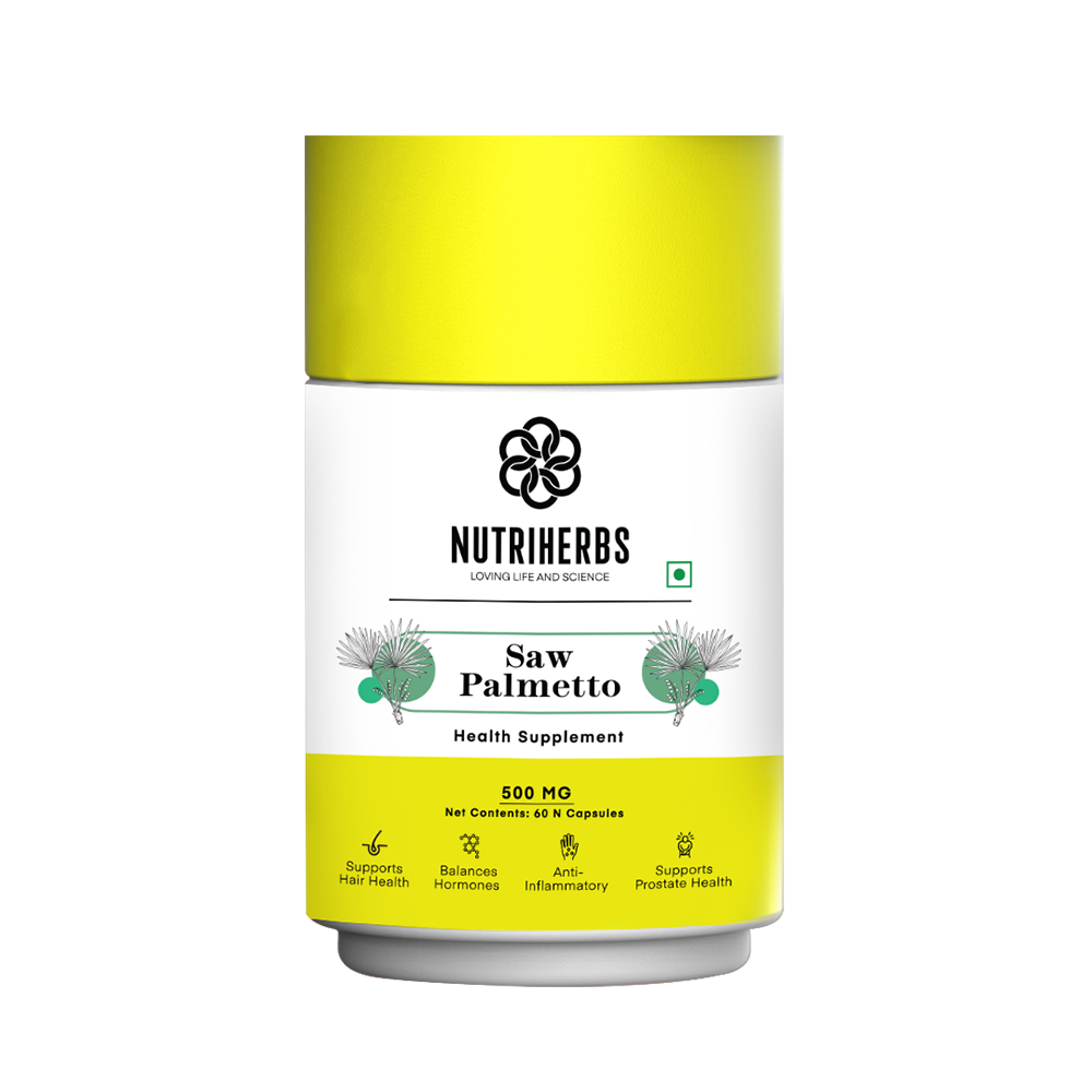 Nutriherbs Saw Palmetto Extract Capsules 500mg 60 Capsules