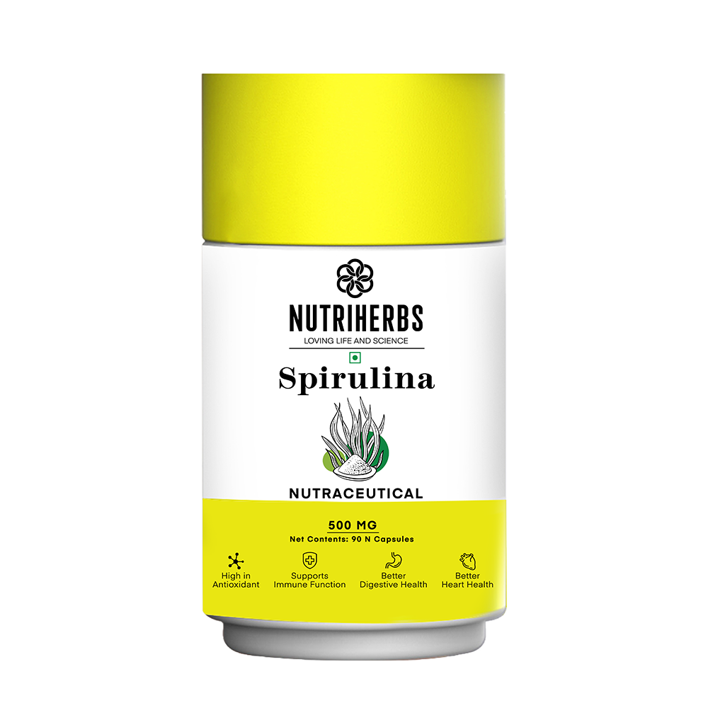 Nutriherbs Spirulina Super Food 90 Capsules